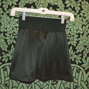 RARE Black Mesh American Apparel Mini Skirt